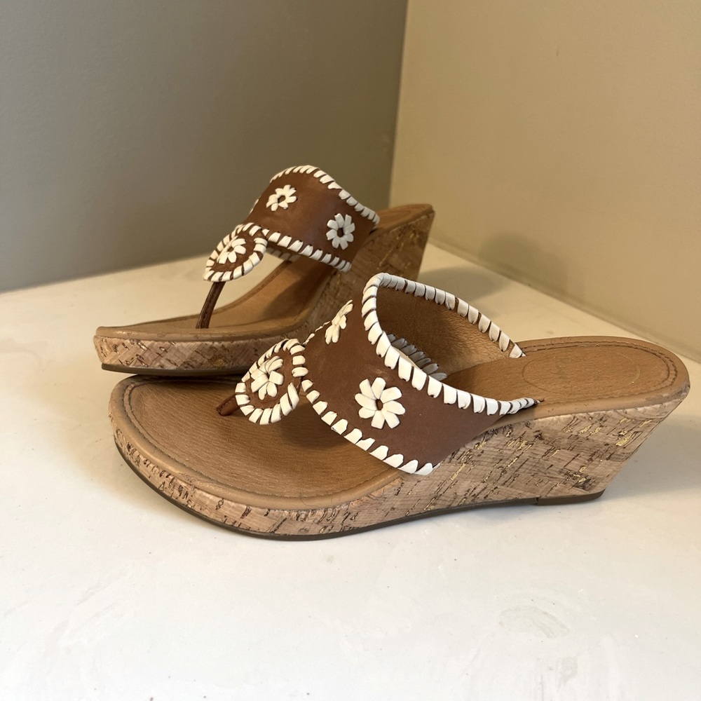Jack Rogers Cork Wedges